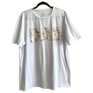 Cuddles & Kisses XL Floral Dad Spellout T Shirt